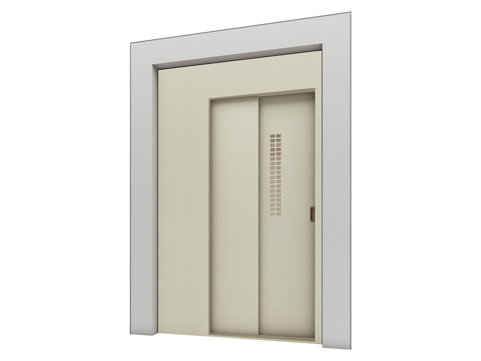 Semi-Automatic Telescopic Elevator Door