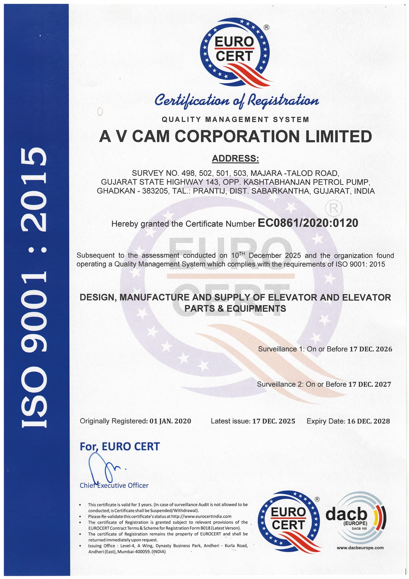 ISO 9001:2015 scan