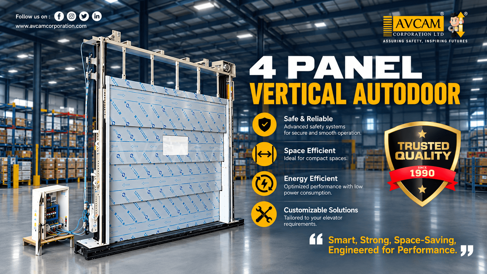 Introducing Door Sensor Technology in 4 Panel Vertical Opening Elevator Door